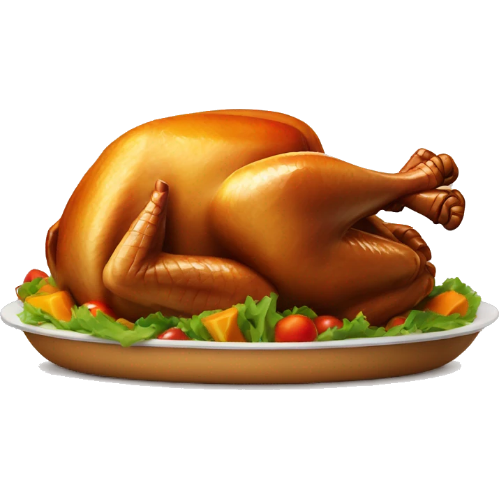 cooked  turkey emoji