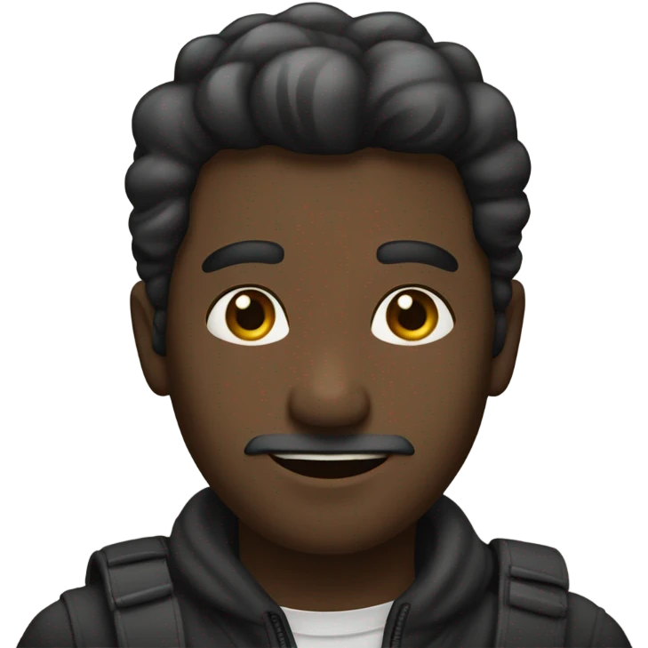 hombre negro gay emoji
