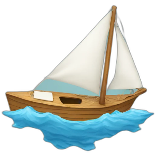 sinking sailboat emoji