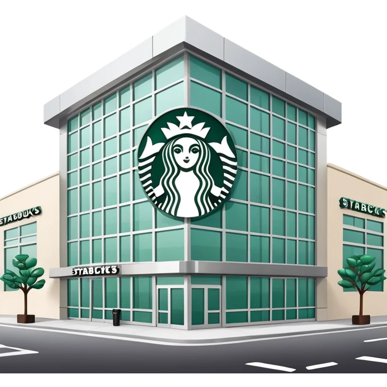 Starbucks’s building emoji