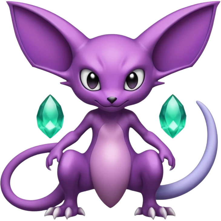 Genesect-Lunala-Sableye-Mewtwo-Mew-fusion emoji