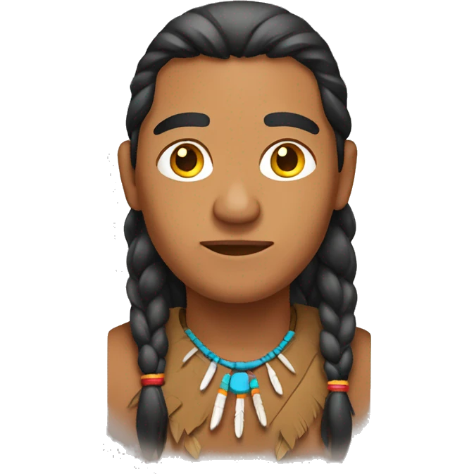 Native American man emoji