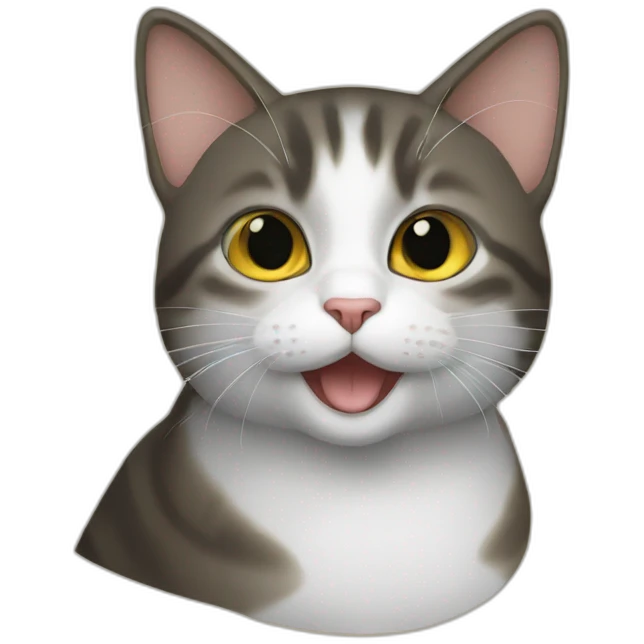 Un chat emoji