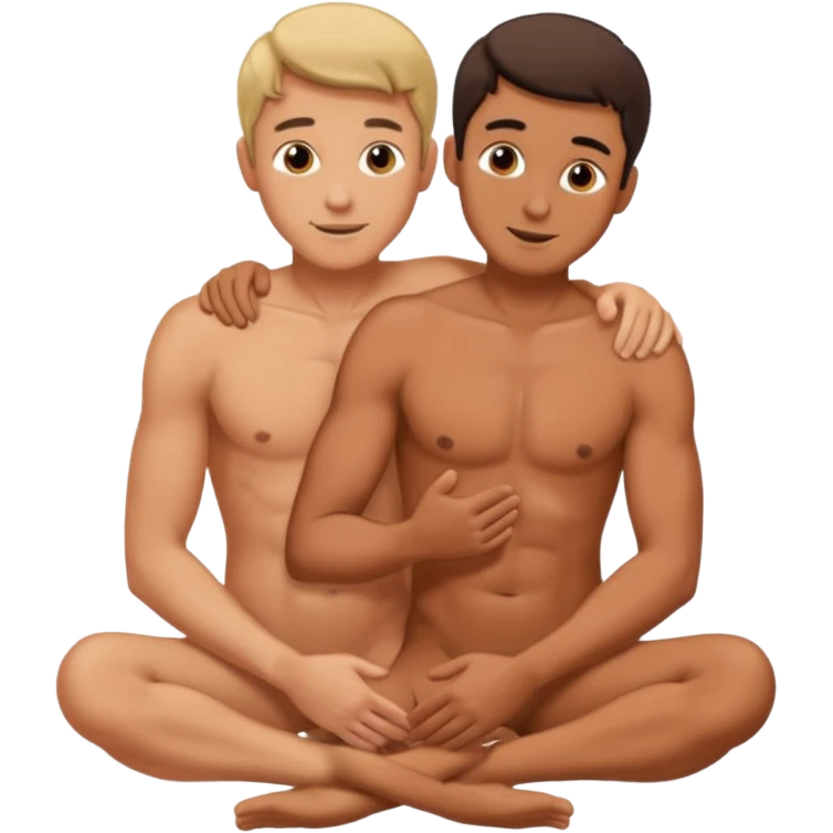 69 sex position of male male nude emoji