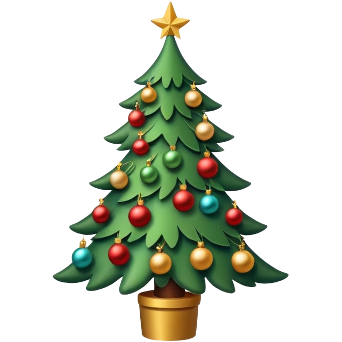 Christmas tree emoji