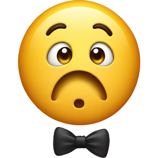 surprised emoji with question mark emoji