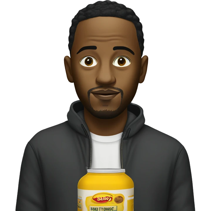 kendrick lamar with mustard  emoji