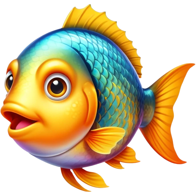 surprised fish emoji
