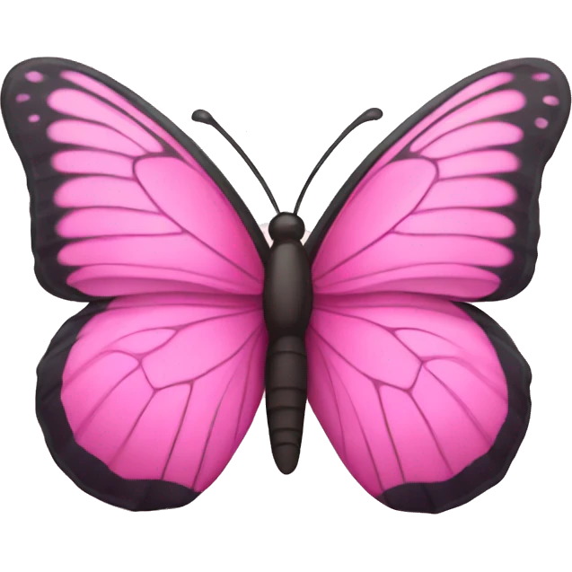 pink butterfly emoji