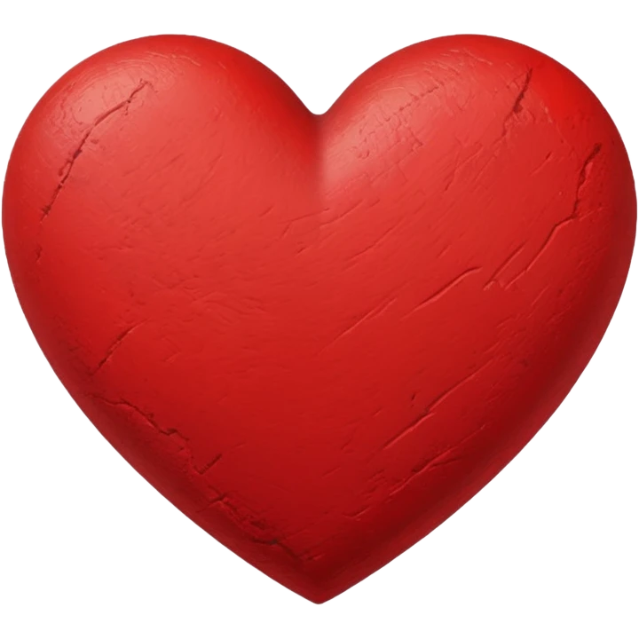 painted back heart emoji