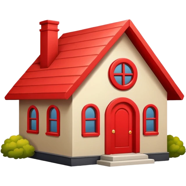 house with cancel slash circle over top like it's saying "NO HOUSE" emoji