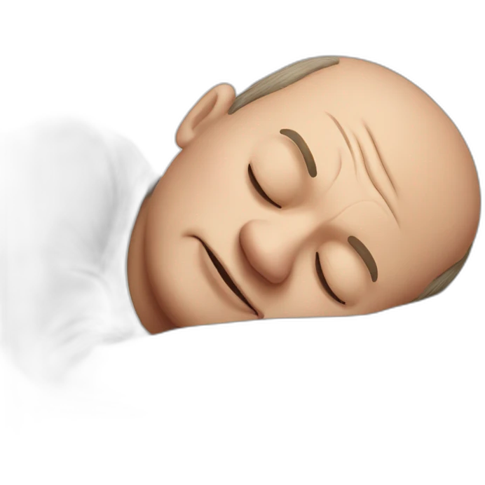 olaf scholz sleeping emoji