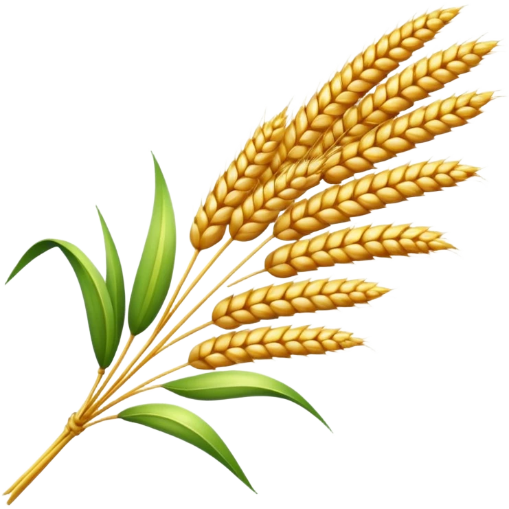 Ear of wheat emoji