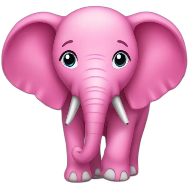 pink elephant emoji