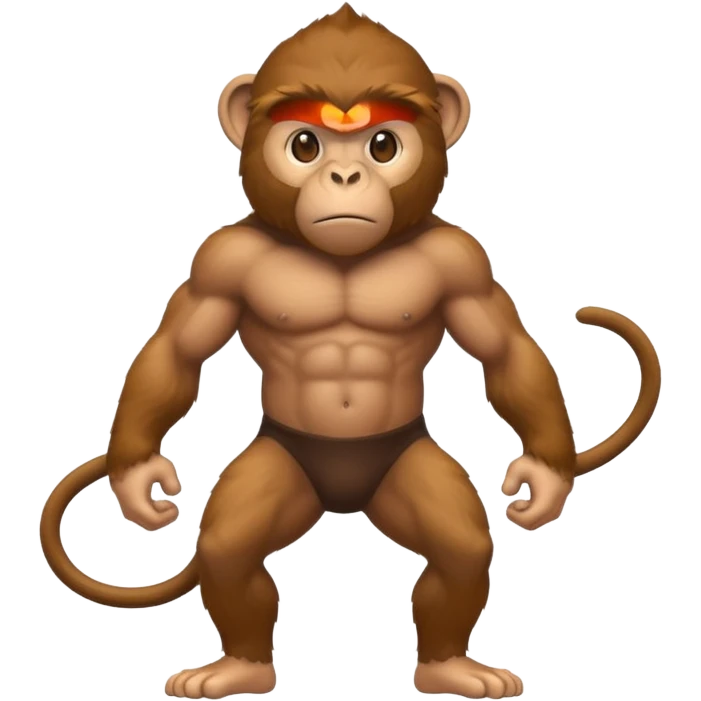 strong monkey emoji