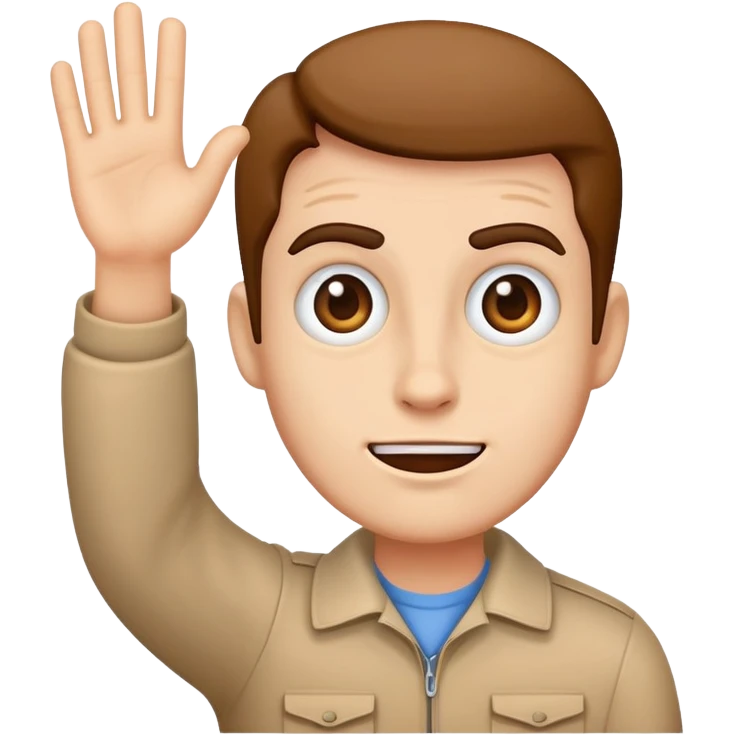 mad face waving bye emoji