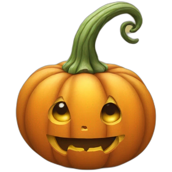 fairytale pumpkin with details emoji