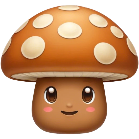 Mushroom head emoji
