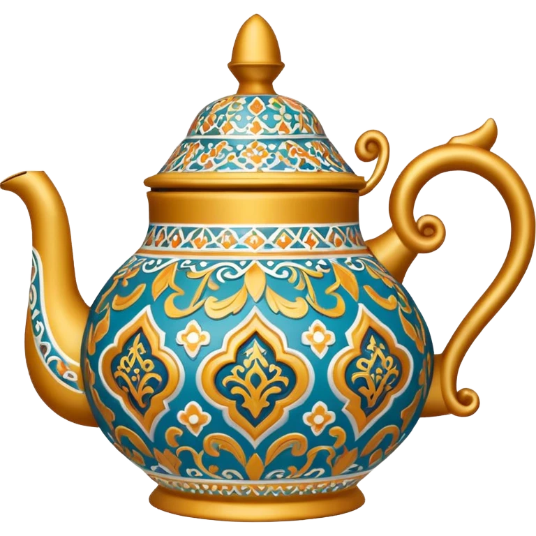 moroccan style ornamented teapot emoji