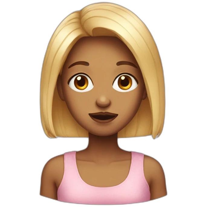 Ugly girl emoji