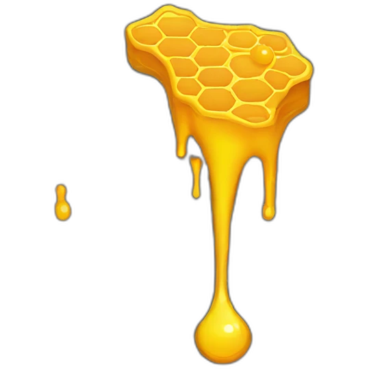 Dripping honeycomb emoji