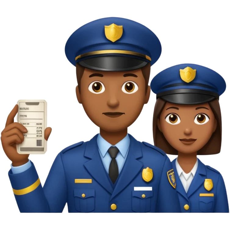 Ticket inspector with punch,Train Crew. emoji