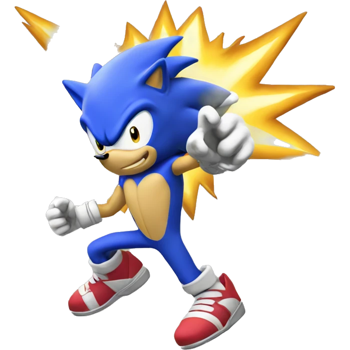 Super Sonic as Guke emoji
