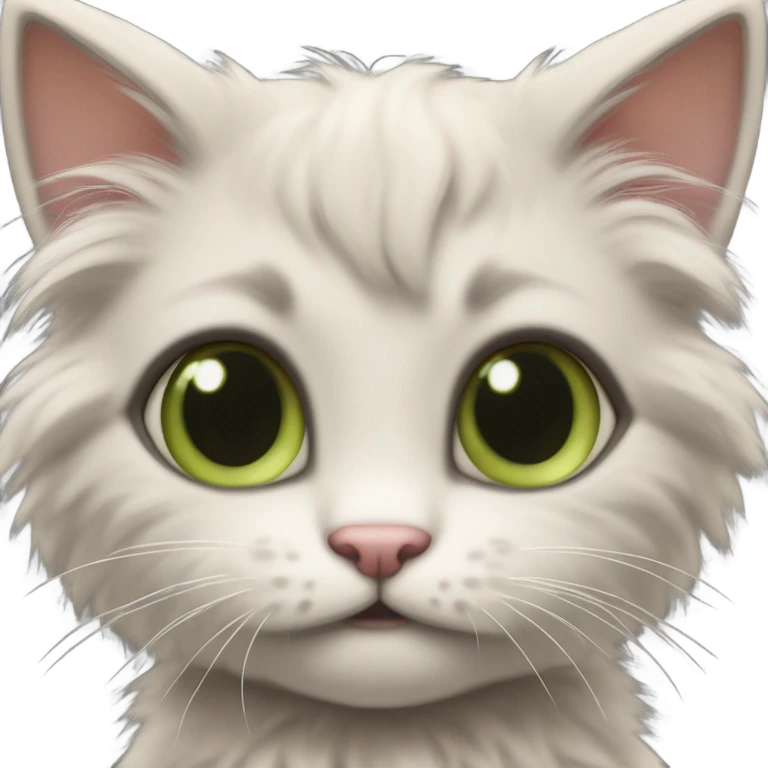 cute angry kitten emoji