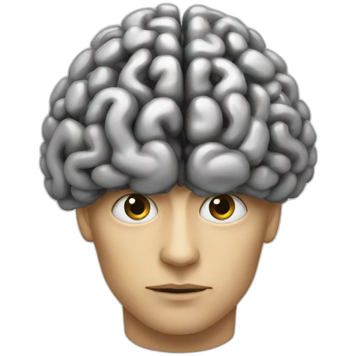 chained brain emoji