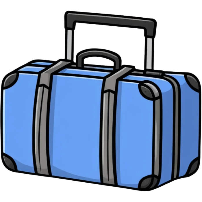 Unpacked baggage emoji