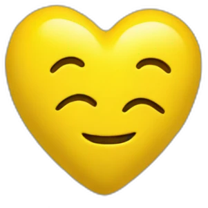 yellow heart music laptop photo pen emoji