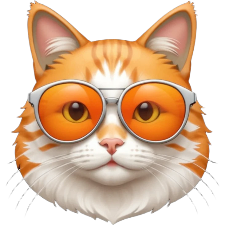 Cat wearing sunglasses emoji
