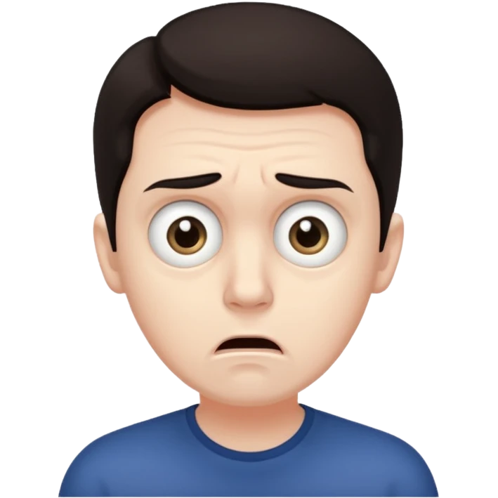 scared man emoji