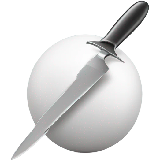 Scalpel on ball emoji