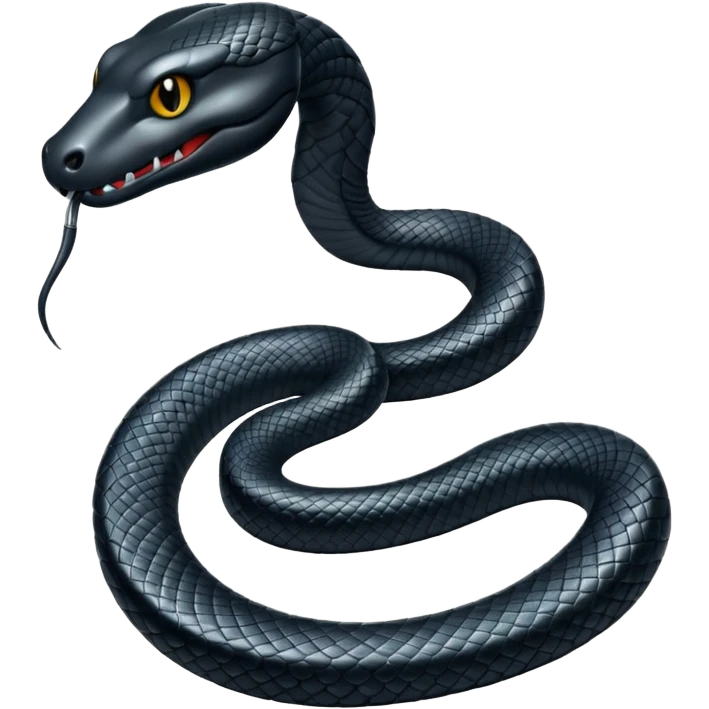 Black snake emoji