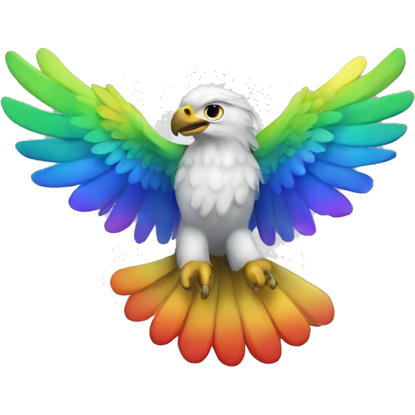 Rainbow Hawk emoji