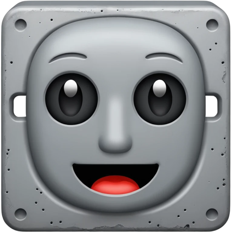 Crée un parpin en béton  emoji