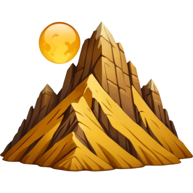 
una mezcla de sol + montaña + caminante estilo petroglifo emoji