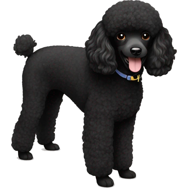 black poodle emoji