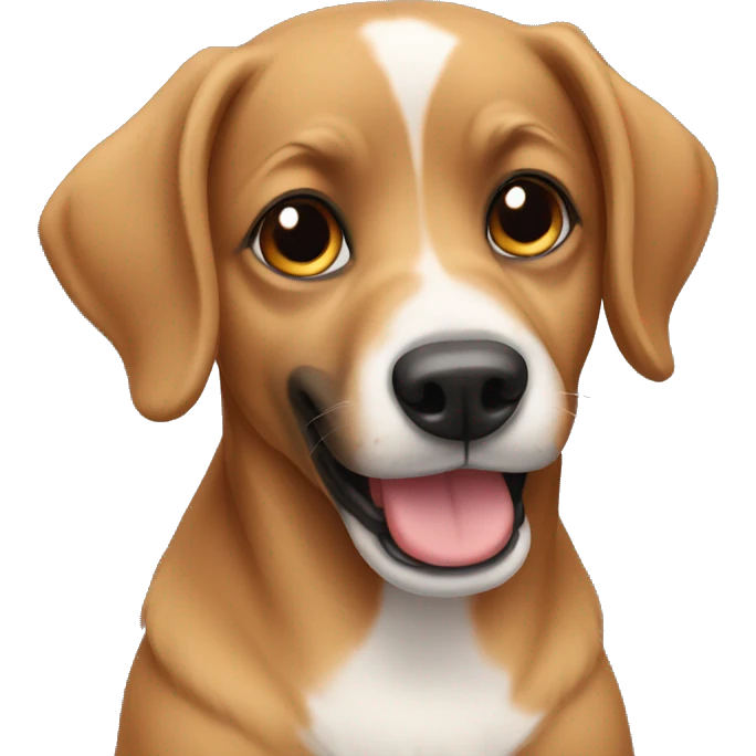 Dogs doing romance  emoji