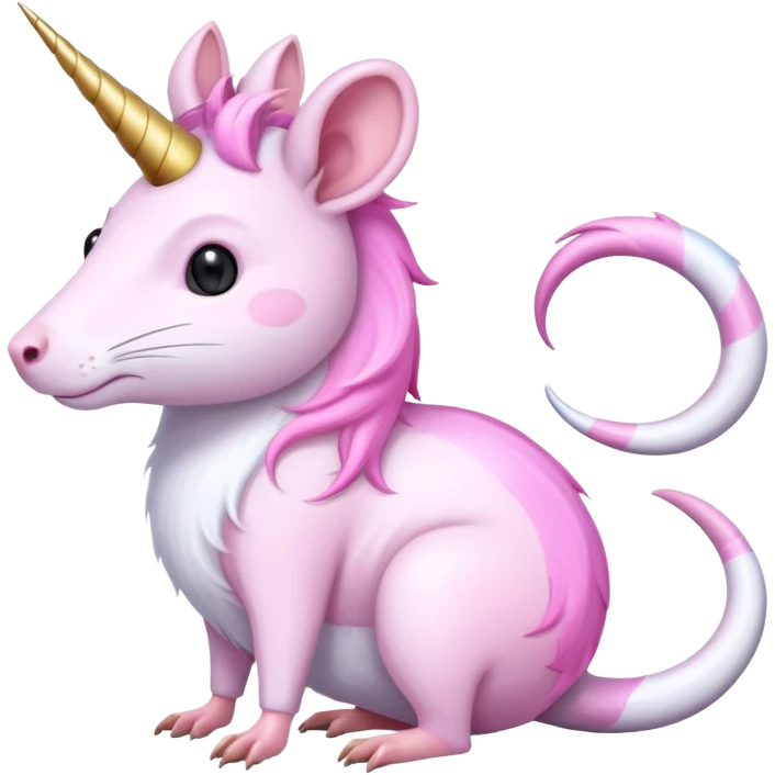 rat unicorn hybrid emoji