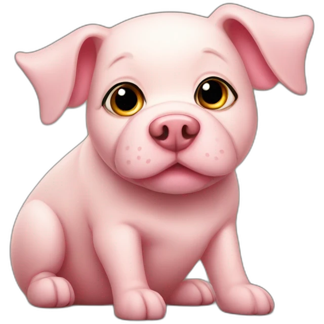 piggy doggy emoji