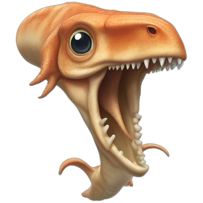 tyrannosaurus rex squid emoji