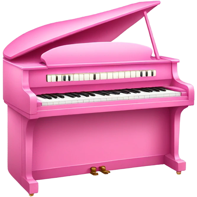 Pink coquette piano with white background  emoji