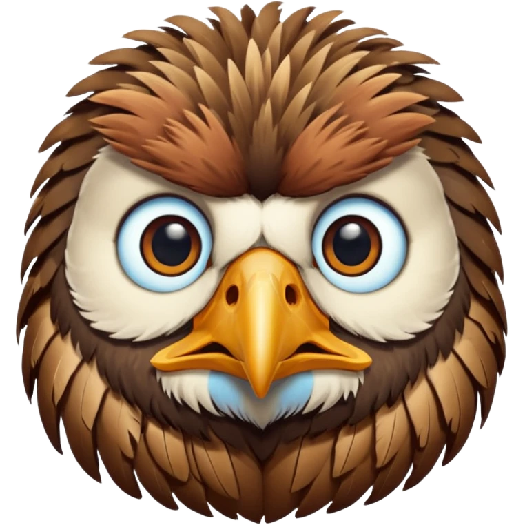 bearded bird emoji