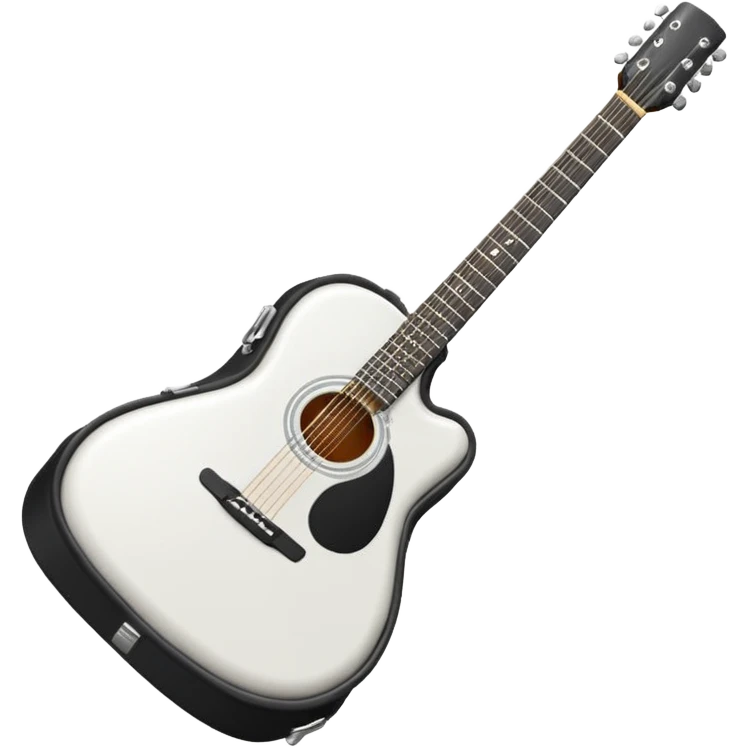 white Guitar Case emoji
