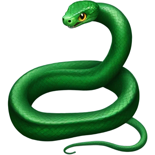dark green snake Slytherin emoji