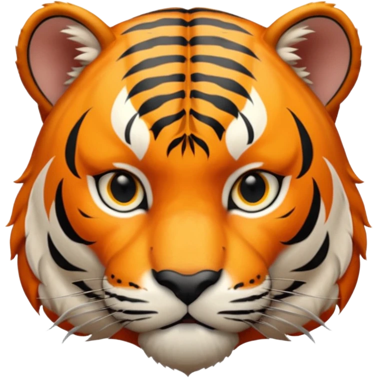 High resolution of a tigar emoji