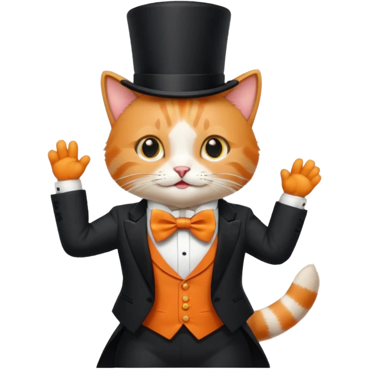 Dans eden kedi emoji