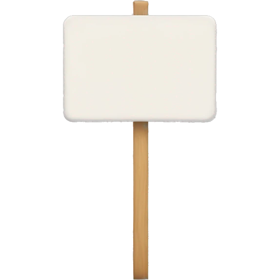 BLANK SIGN emoji